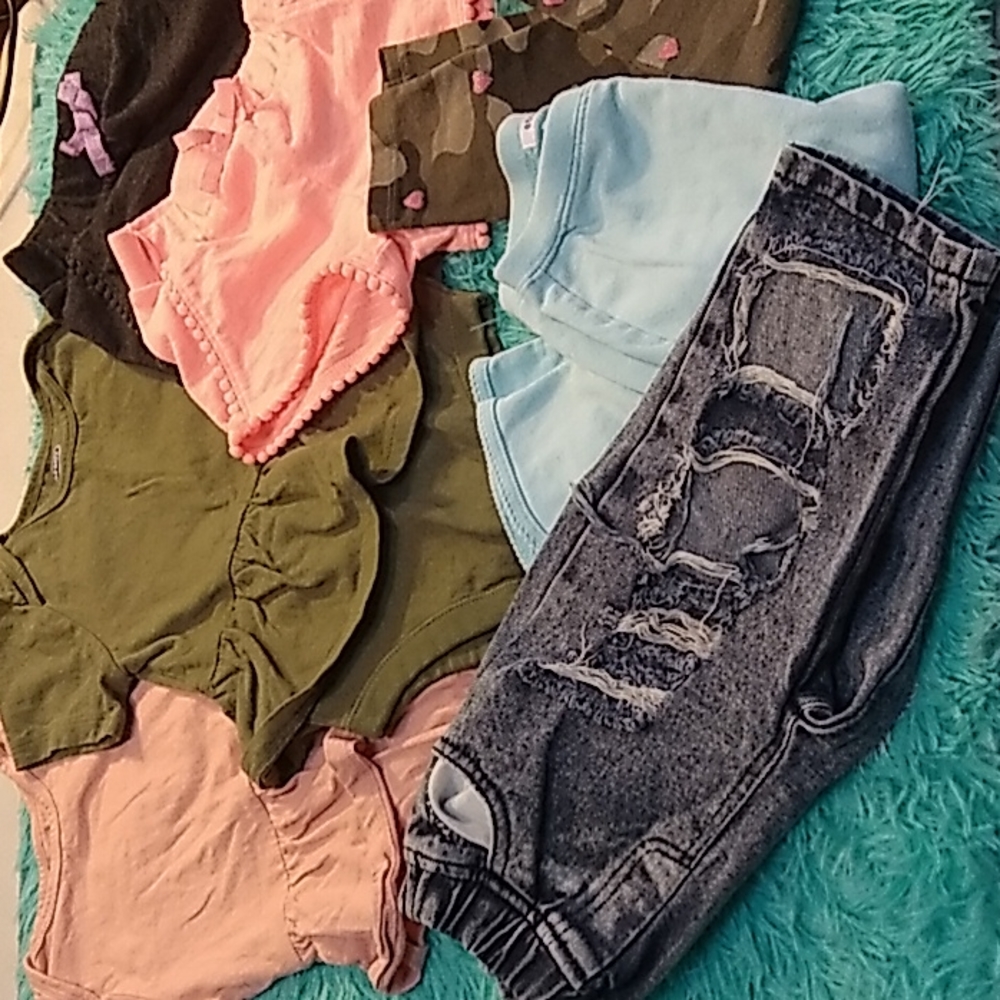 Old Navy & jumping beans 18-24 month Summer Fall bundle Jeans leggings shorts